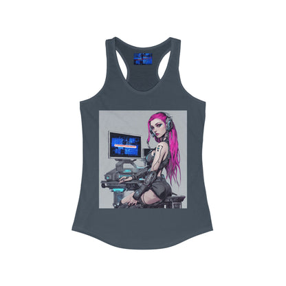 ¡Cyberpunk de cypherpunkgear! Camiseta sin mangas ideal con espalda cruzada para mujer