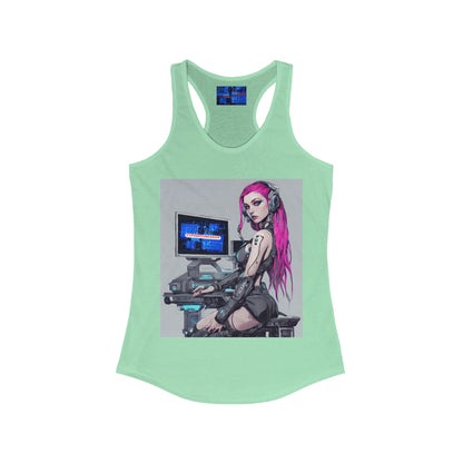 ¡Cyberpunk de cypherpunkgear! Camiseta sin mangas ideal con espalda cruzada para mujer