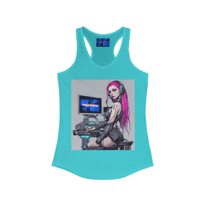 ¡Cyberpunk de cypherpunkgear! Camiseta sin mangas ideal con espalda cruzada para mujer