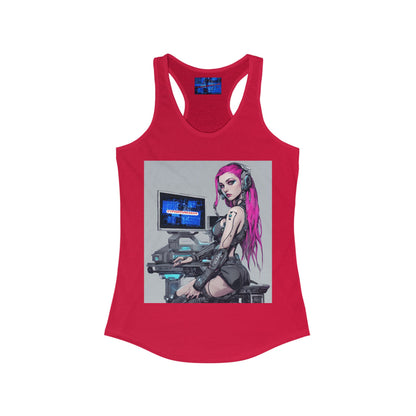 ¡Cyberpunk de cypherpunkgear! Camiseta sin mangas ideal con espalda cruzada para mujer