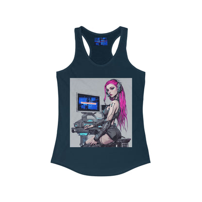 ¡Cyberpunk de cypherpunkgear! Camiseta sin mangas ideal con espalda cruzada para mujer