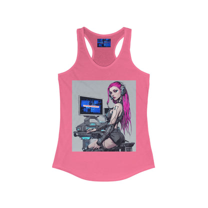 ¡Cyberpunk de cypherpunkgear! Camiseta sin mangas ideal con espalda cruzada para mujer