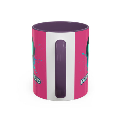 HYPE Drip Pink Accent Mug by cypherpunkgear.com