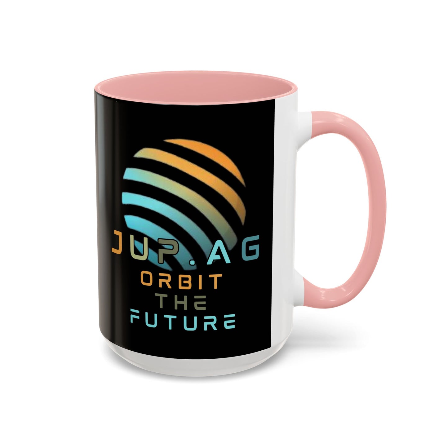 Jupiter (JUP) Orbit the Future Black Accent Mug by cypherpunkgear.com