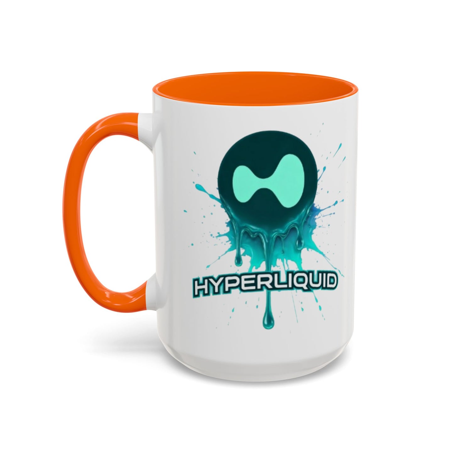 HYPE Drip White Accent Mug by cypherpunkgear.com