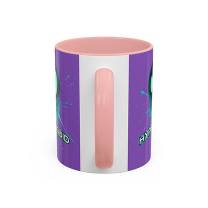 HYPE Drip Light Purple Accent Mug by cypherpunkgear.com