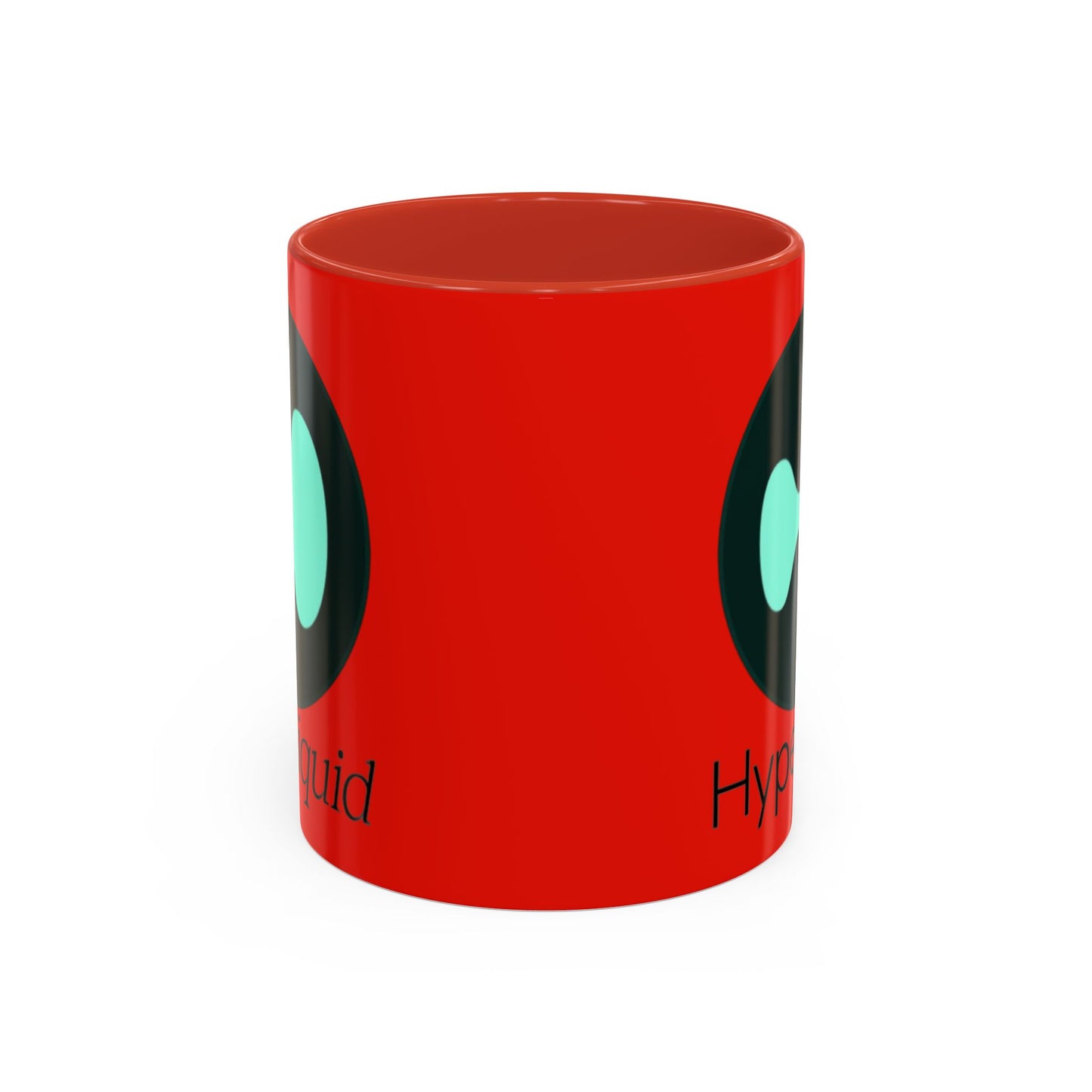 Hyperliquid Black font Red Accent Mug by cypherpunkgear.com