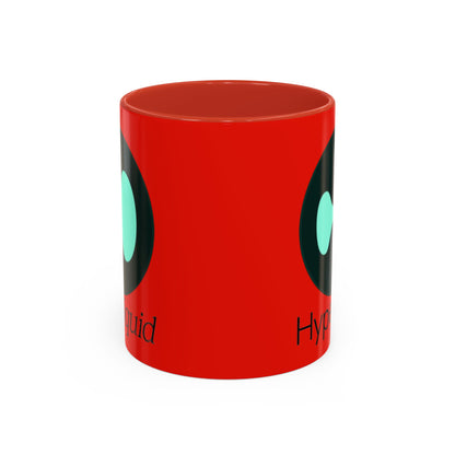 Hyperliquid Black font Red Accent Mug by cypherpunkgear.com