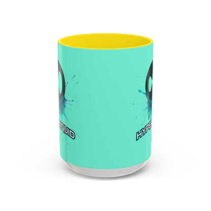 HYPE Drip Light Hyperliquid Accent Mug by cypherpunkgear.com
