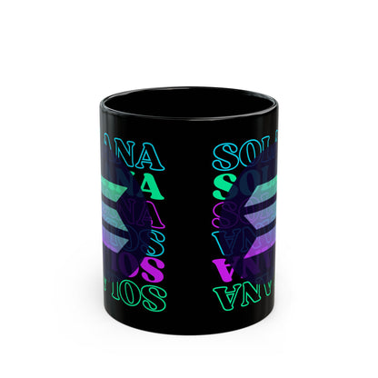 Solana, Solana, Solana (SOL) Black Mug by cypherpunkgear.com