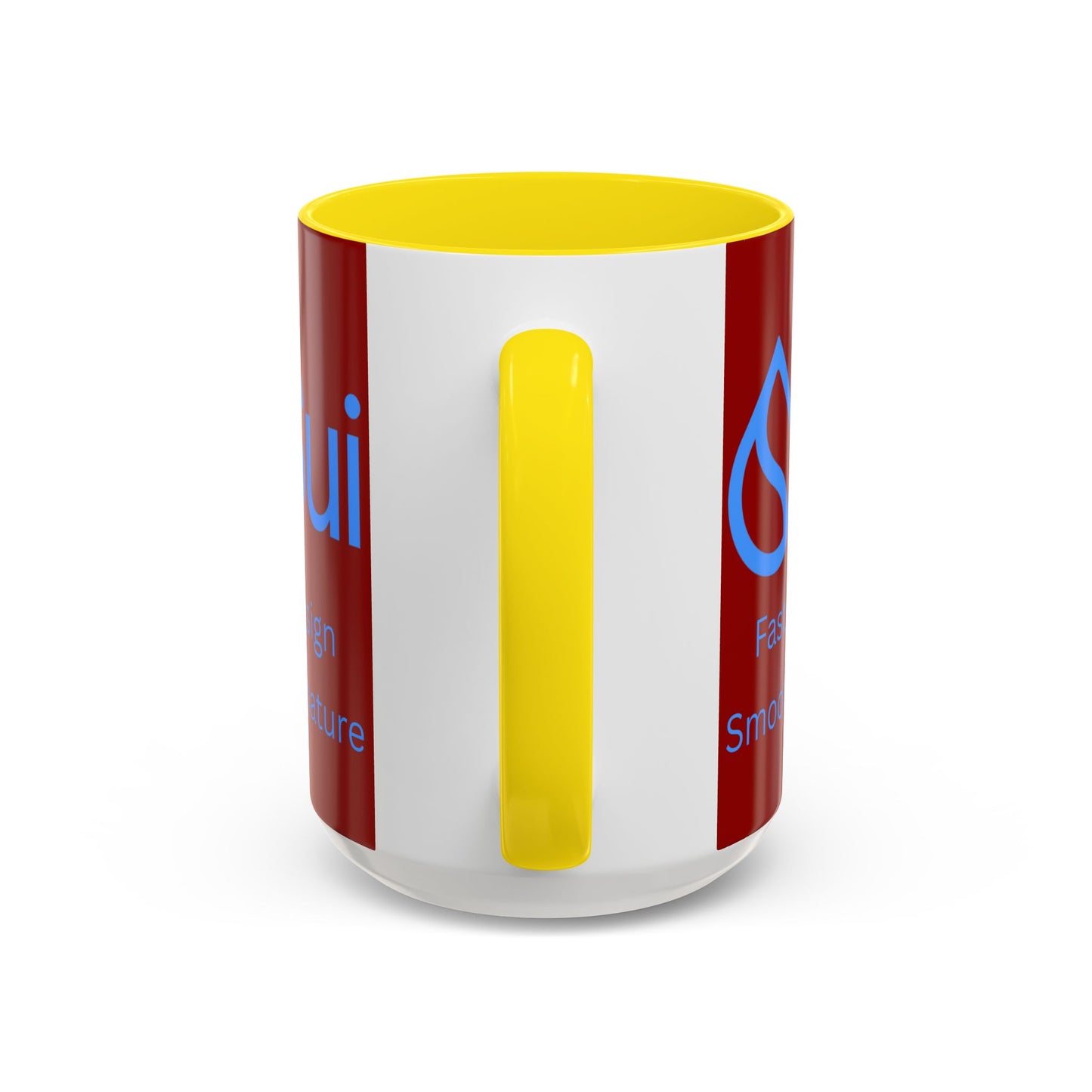SUI Red Accent Mug by cypherpunkgear.com