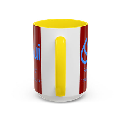 SUI Red Accent Mug by cypherpunkgear.com