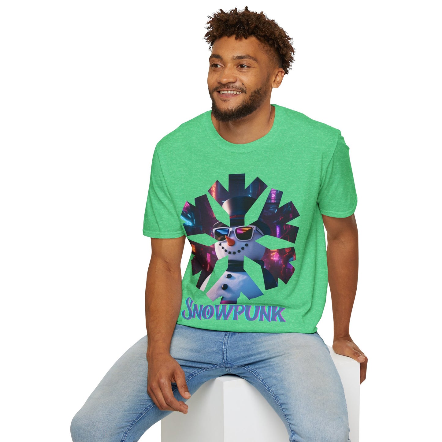 Snowpunk Dark colors Unisex T-Shirt by cypherpunkgear.com