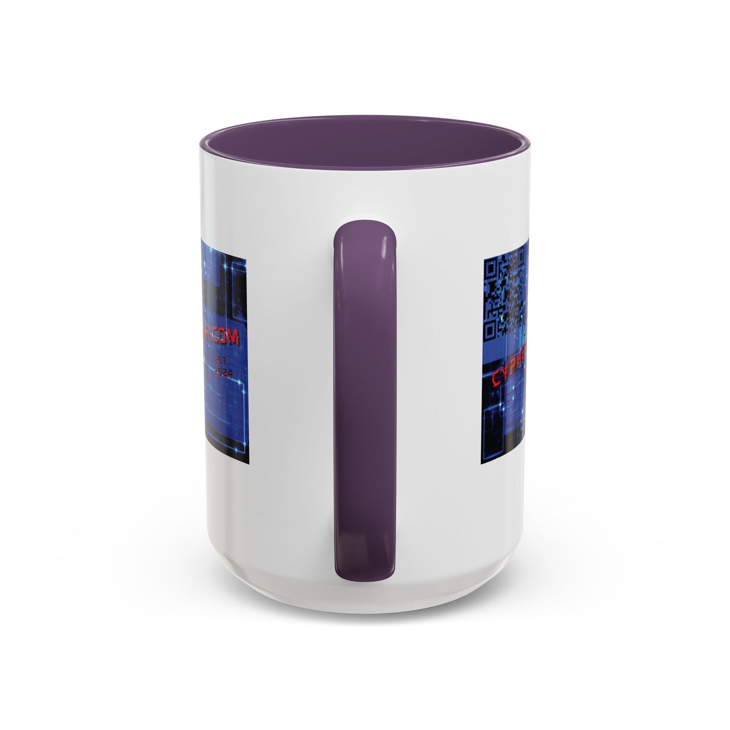 Cypherpunkgear.com logo Accent Mug by cypherpunkgear.com