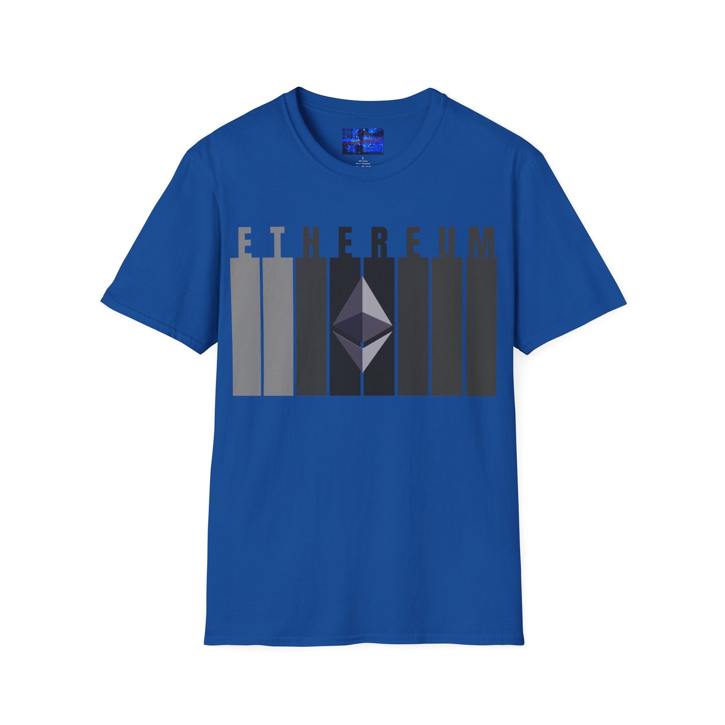 Ethereum (ETH) Dark colors Unisex T-Shirt by cypherpunkgear.com