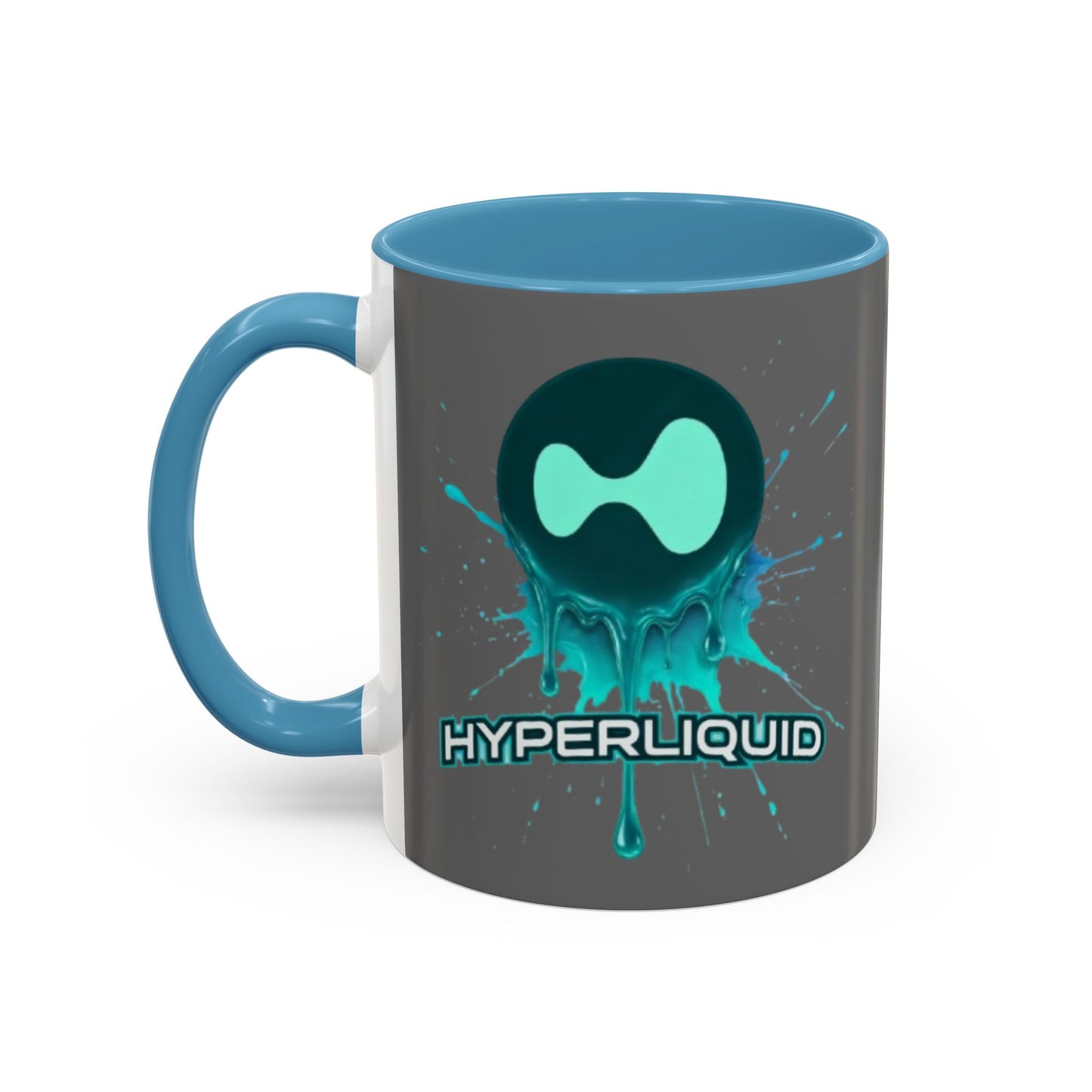 HYPE Drip Grey Accent Mug by cypherpunkgear.com