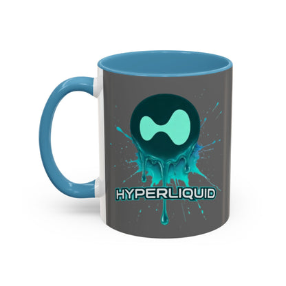 HYPE Drip Grey Accent Mug by cypherpunkgear.com