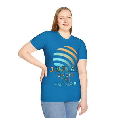 Jupiter (JUP) Orbit the Future Dark colors Unisex T-Shirt by cypherpunkgear.com