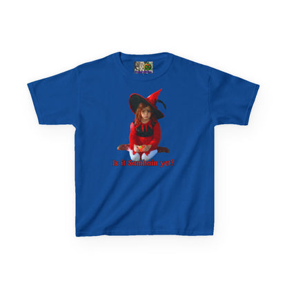 Is it Samhain yet? Kids Heavy Cotton™ Tee by CreepyCrafts.boo