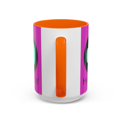 Hyperliquid Black font Pink Accent Mug by cypherpunkgear.com