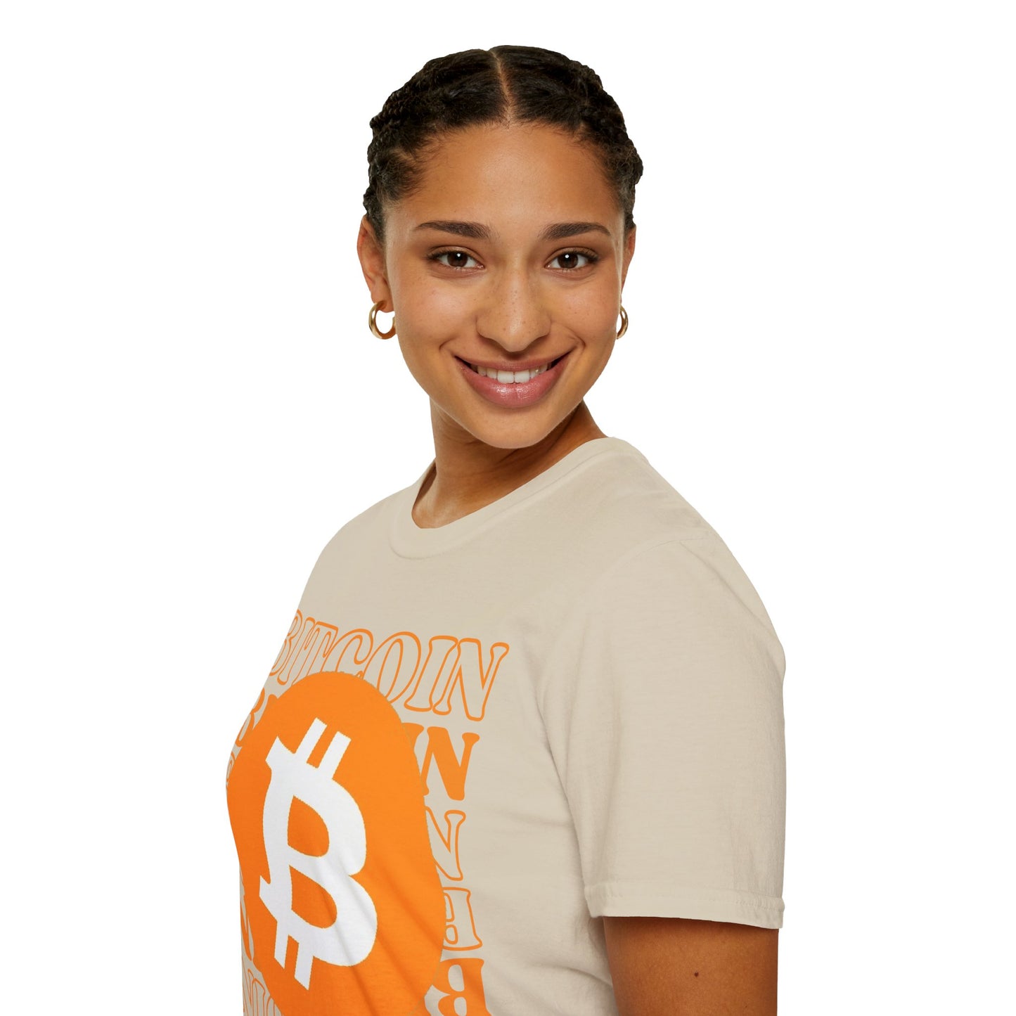 Bitcoin Bitcoin Bitcoin (BTC) Light colors Unisex T-Shirt by cypherpunkgear.com