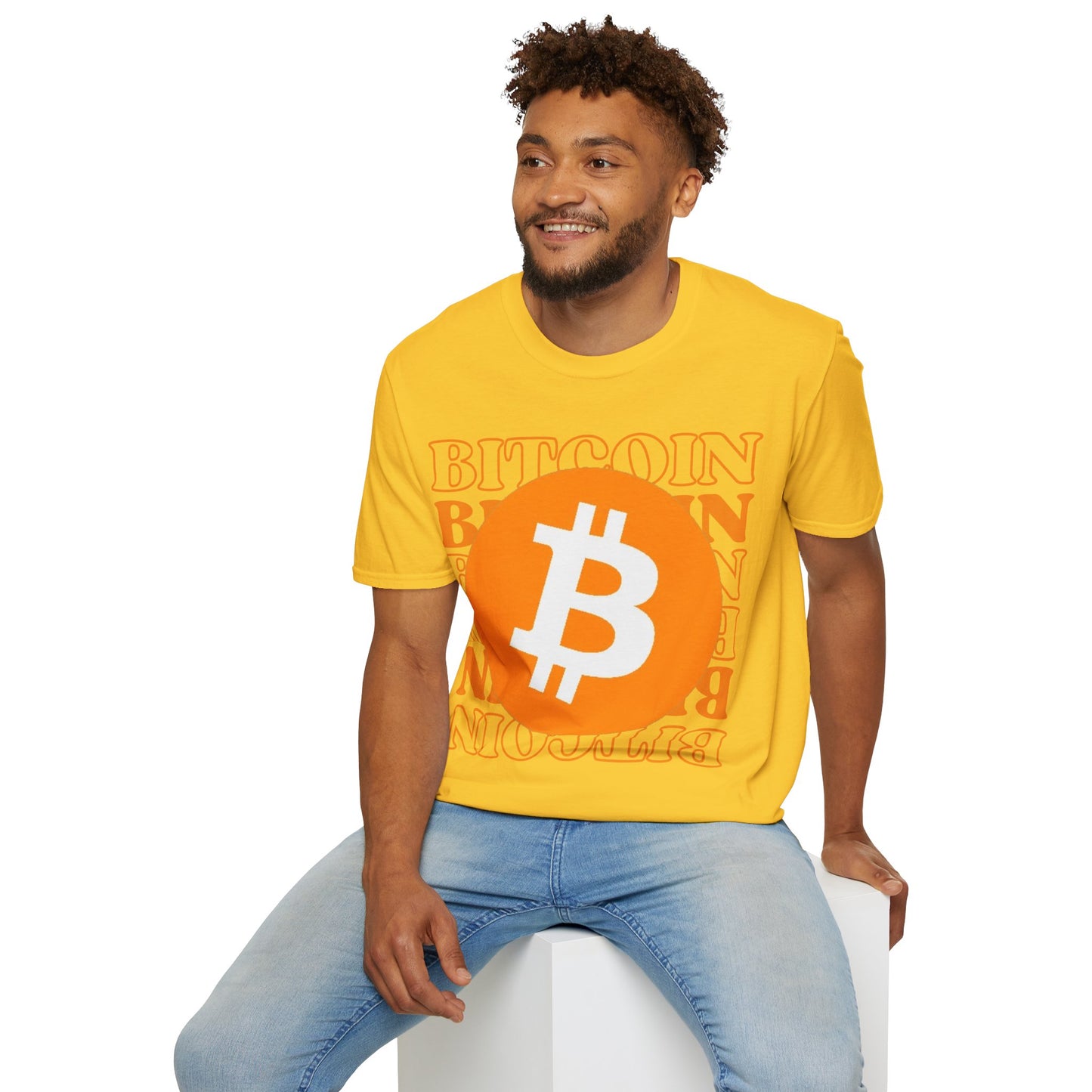 Bitcoin Bitcoin Bitcoin (BTC) Light colors Unisex T-Shirt by cypherpunkgear.com