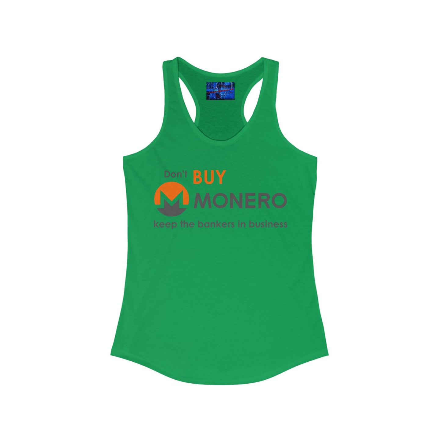 Don't buy Monero (XMR) Women's Racerback Tank Top by cypherpunkgear.com