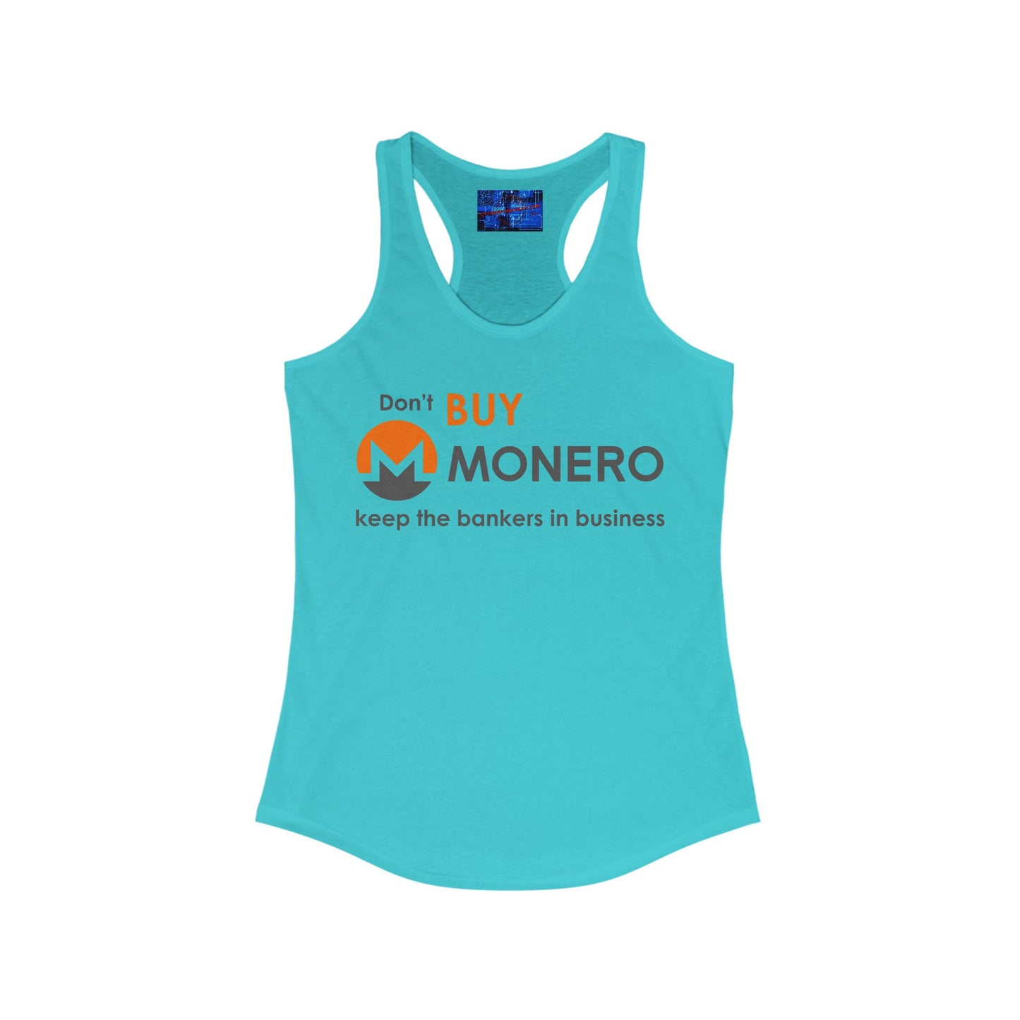 Don't buy Monero (XMR) Women's Racerback Tank Top by cypherpunkgear.com