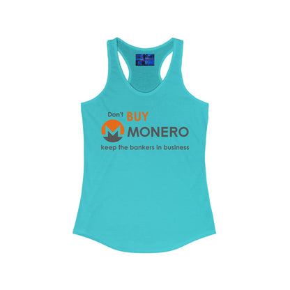 Don't buy Monero (XMR) Women's Racerback Tank Top by cypherpunkgear.com