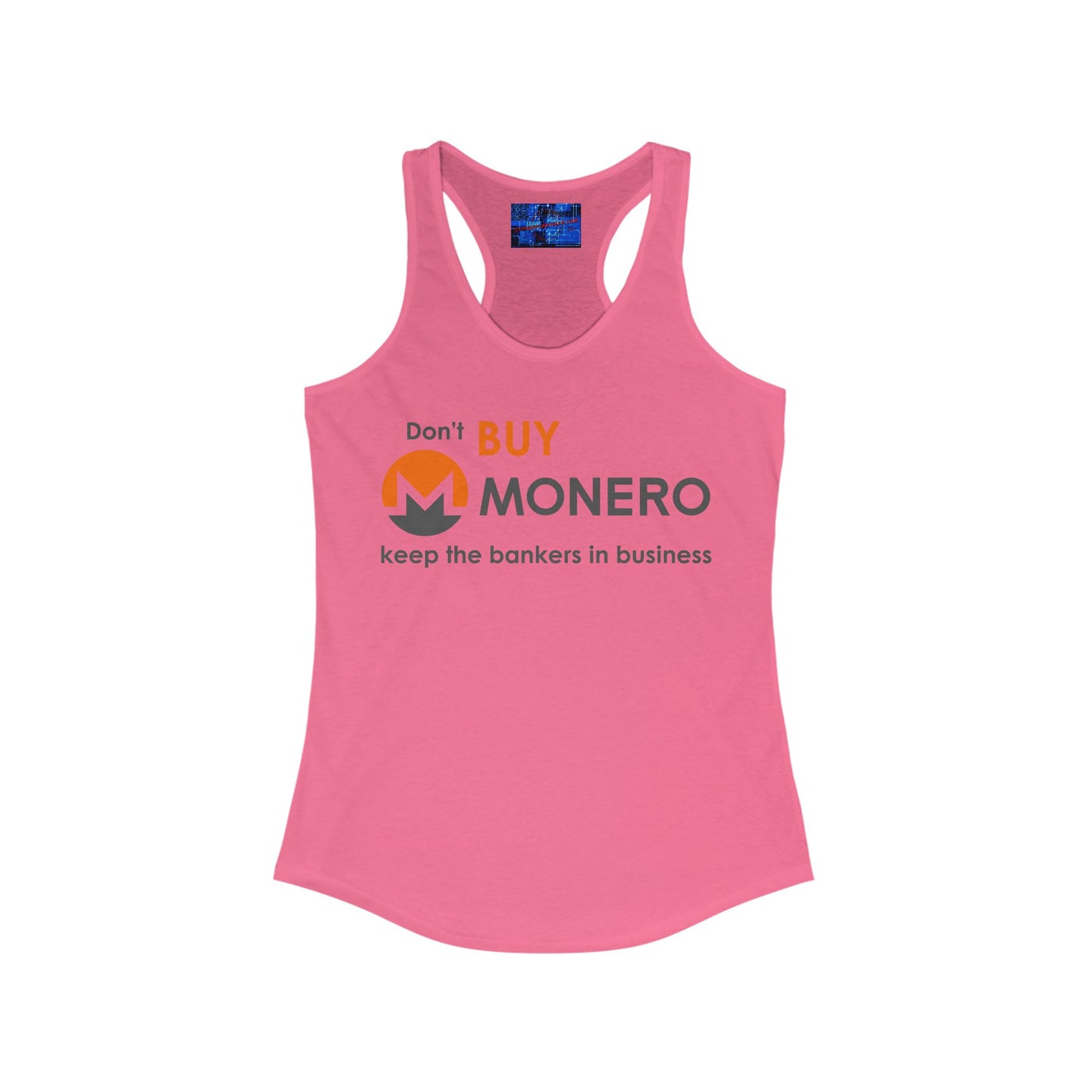 Don't buy Monero (XMR) Women's Racerback Tank Top by cypherpunkgear.com