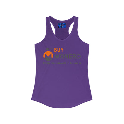 Don't buy Monero (XMR) Women's Racerback Tank Top by cypherpunkgear.com