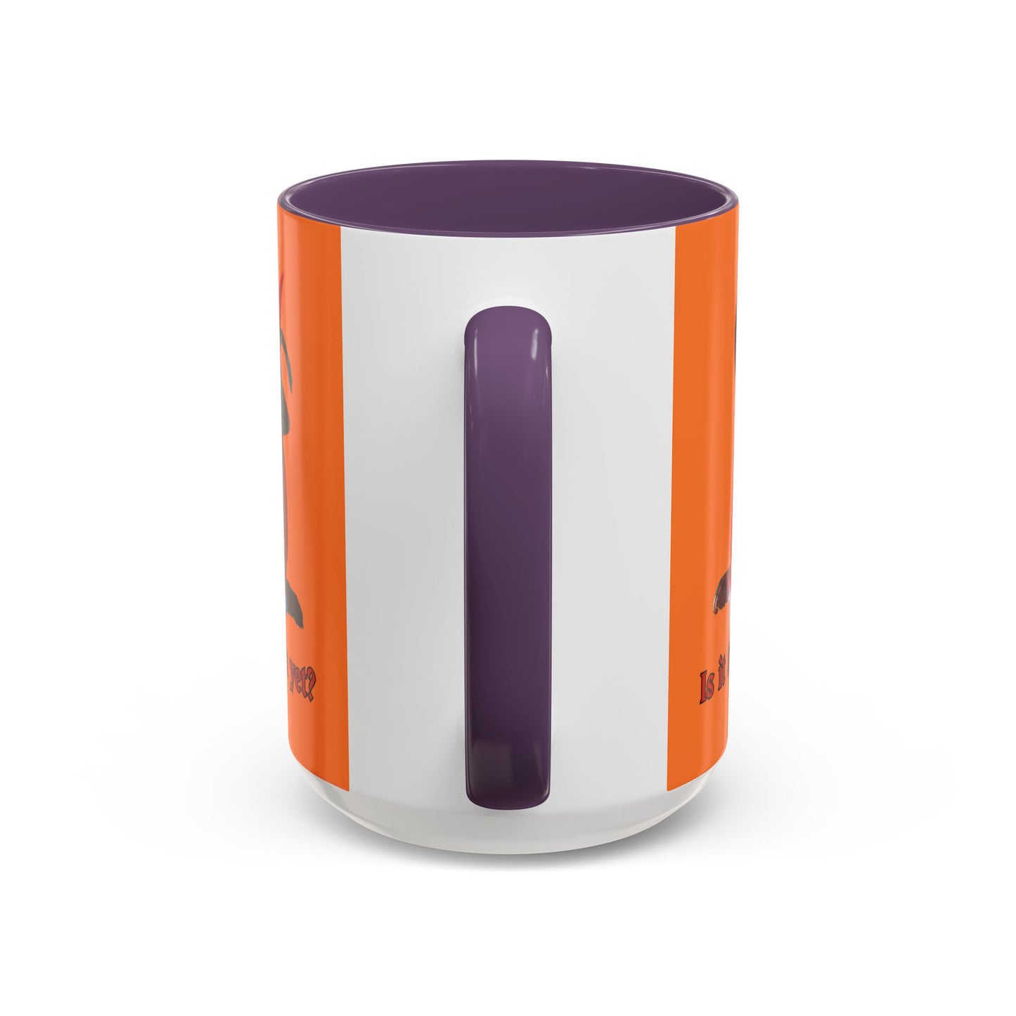 Is it Samhain yet? Orange Accent Mug by CreepyCrafts.boo