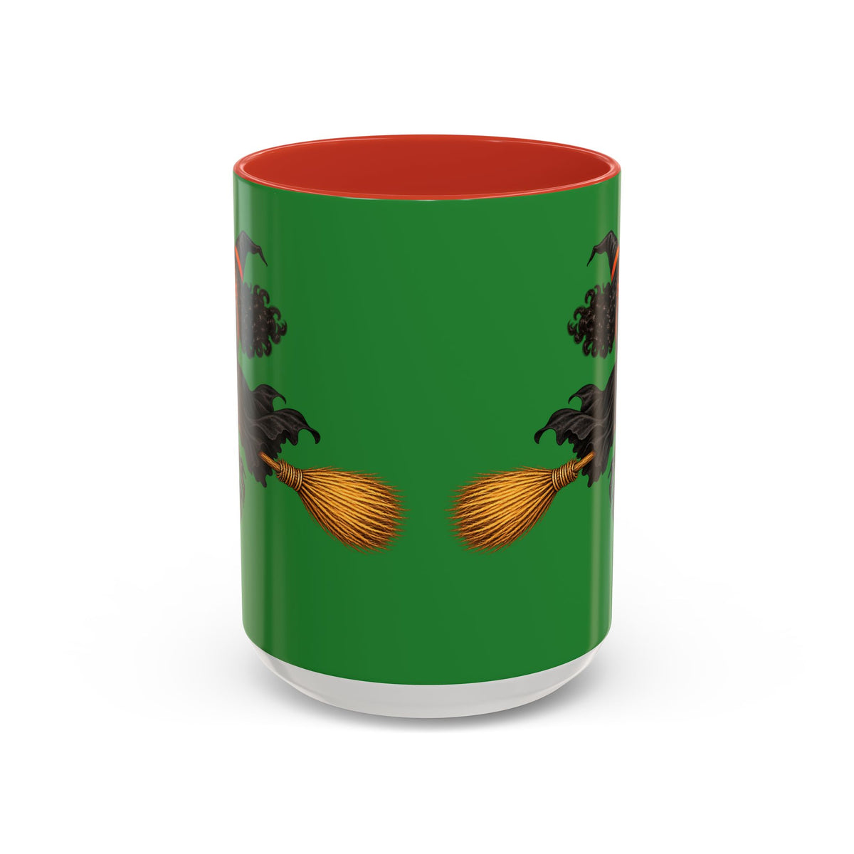 Velvet Vex Green Accent Mug by CreepyCrafts.boo