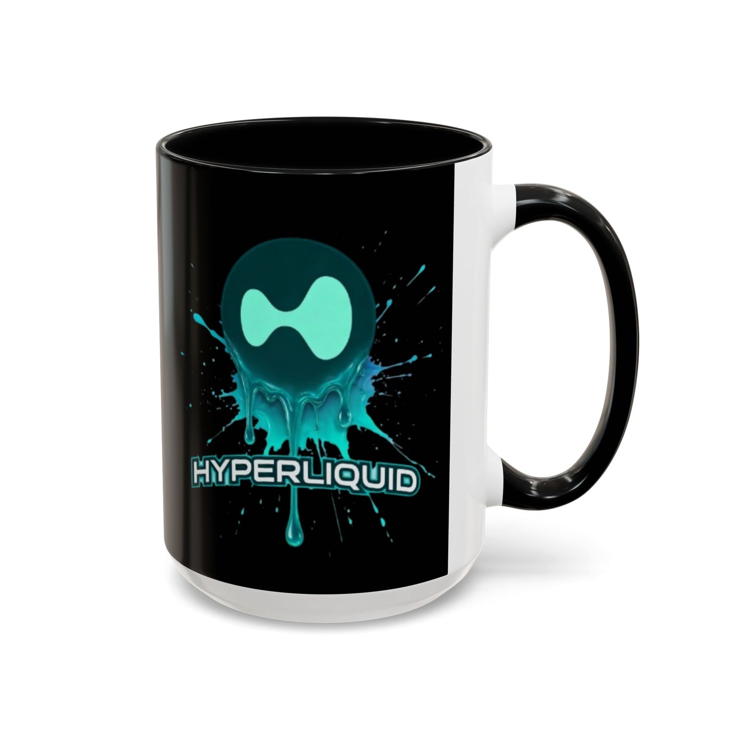 HYPE Drip Black Accent Mug by cypherpunkgear.com