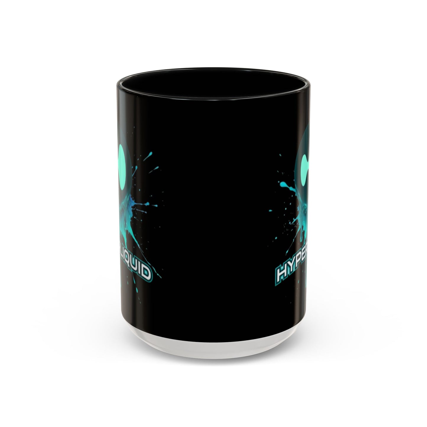 HYPE Drip Black Accent Mug by cypherpunkgear.com