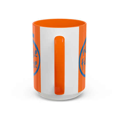 Non-Fungible Inside Orange Accent Mug by cypherpunkgear.com