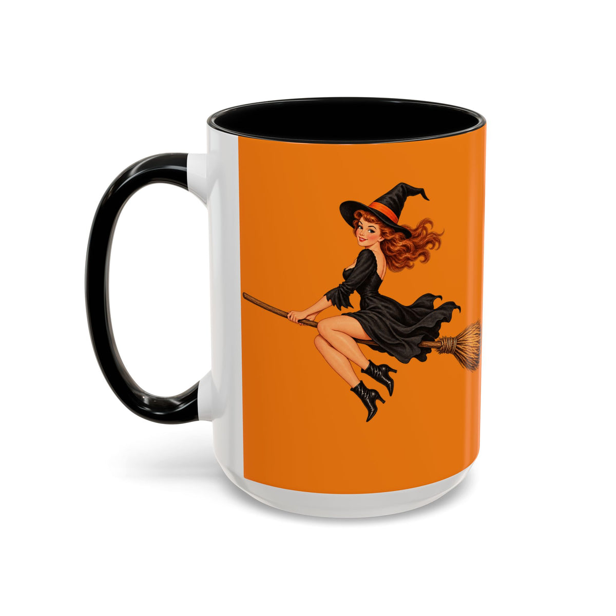 Hazel Hex Orange Accent Mug by CreepyCrafts.boo