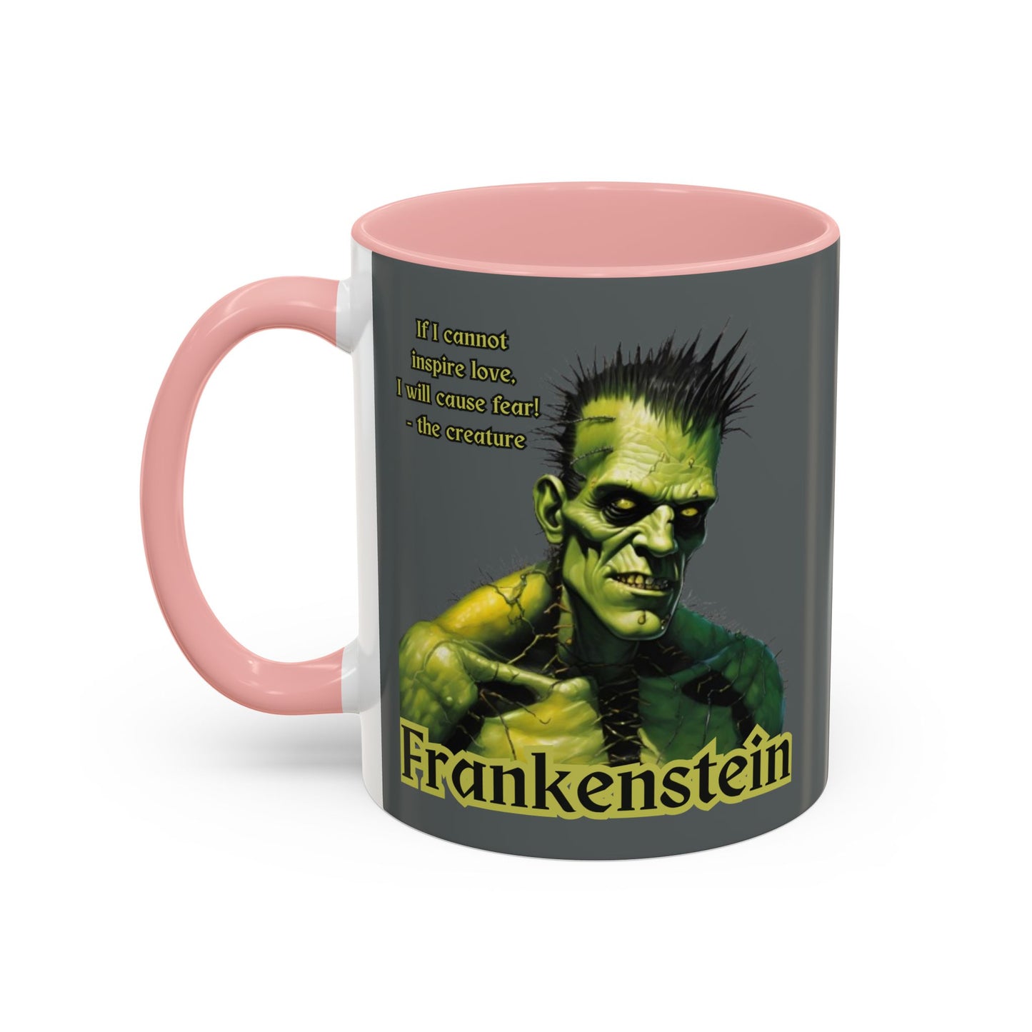 Frankenstein's Creature Accent Mug by cypherpunkgear