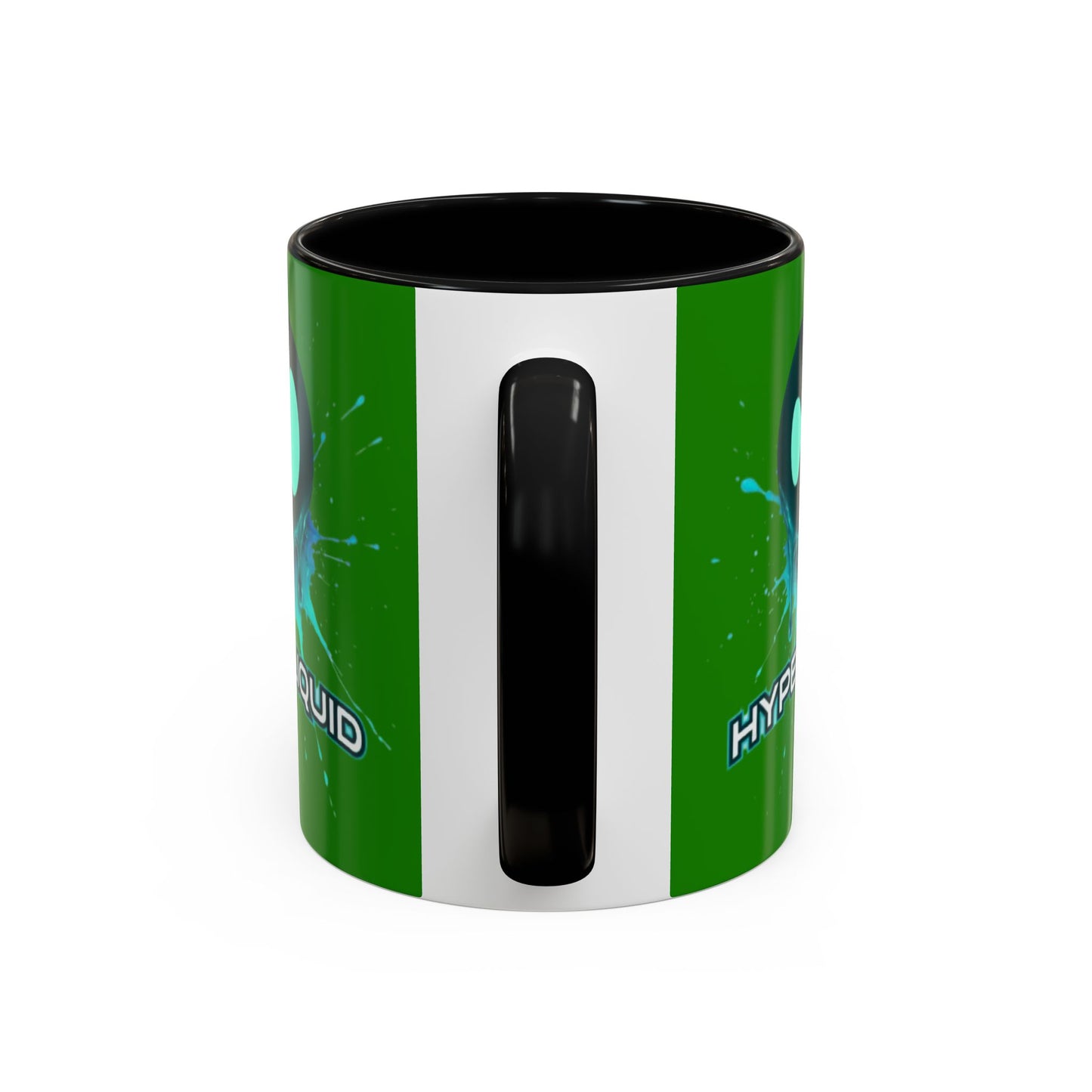 HYPE Drip Green Accent Mug by cypherpunkgear.com