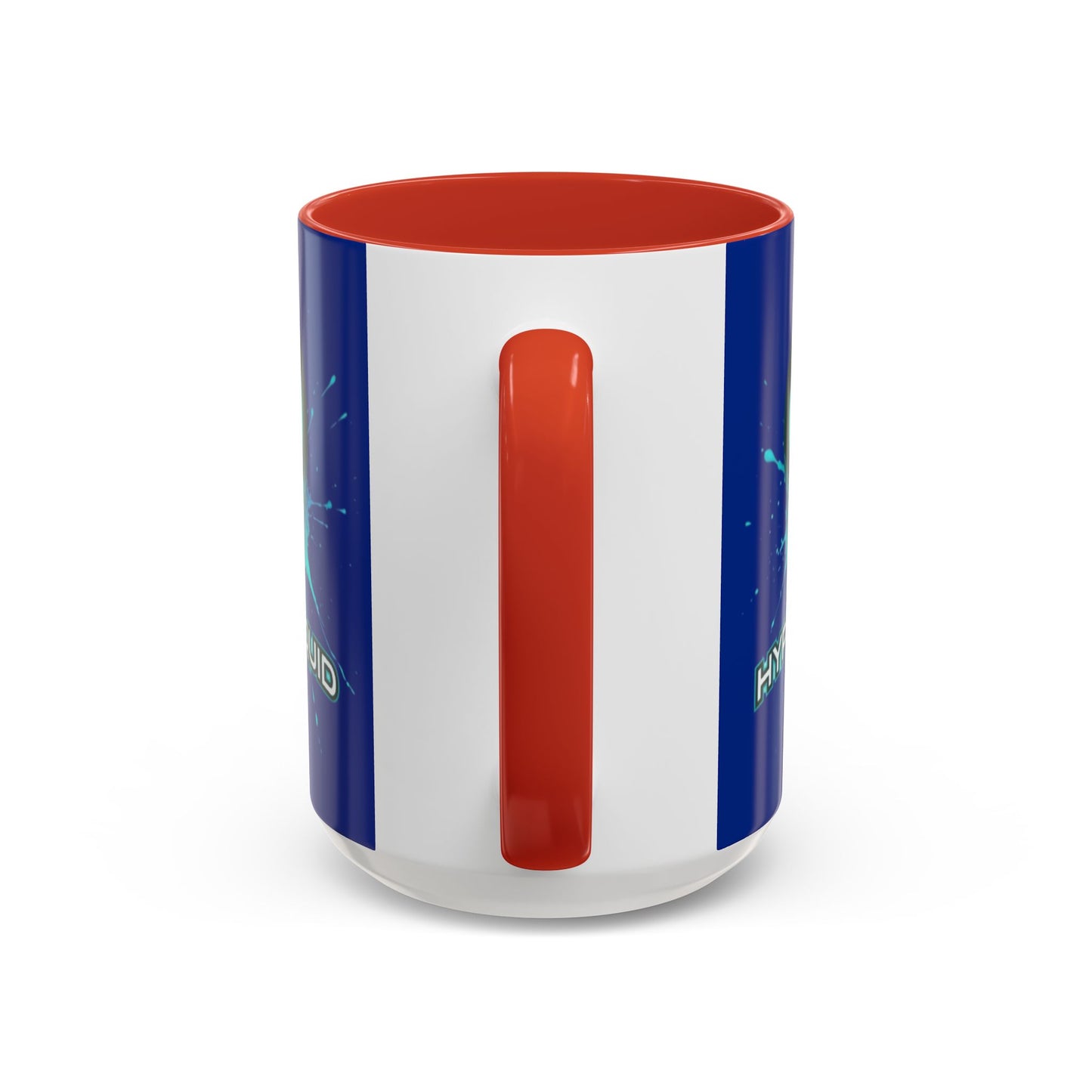 HYPE Drip Blue Accent Mug by cypherpunkgear.com