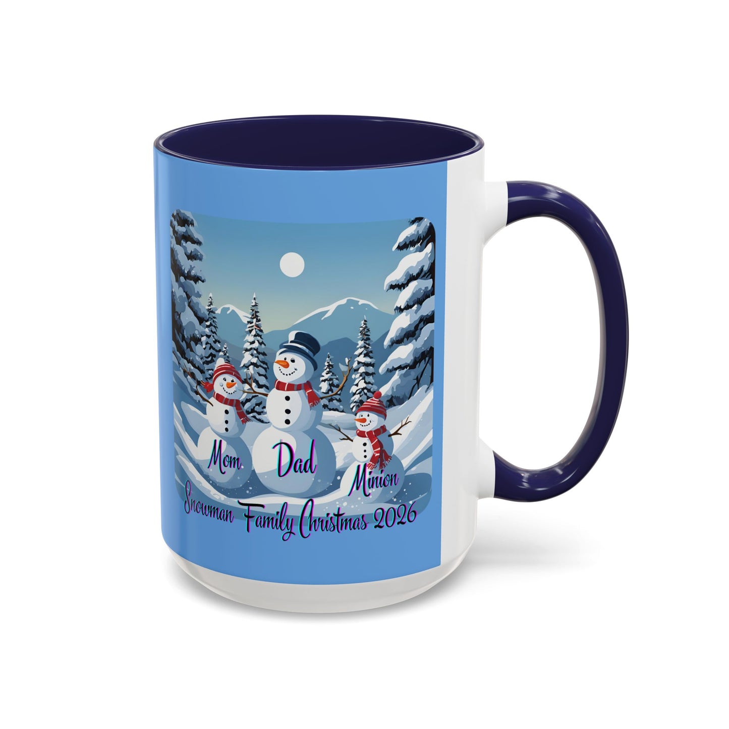 Snowman Family of 3 Accent Mug by cypherpunkgear.com