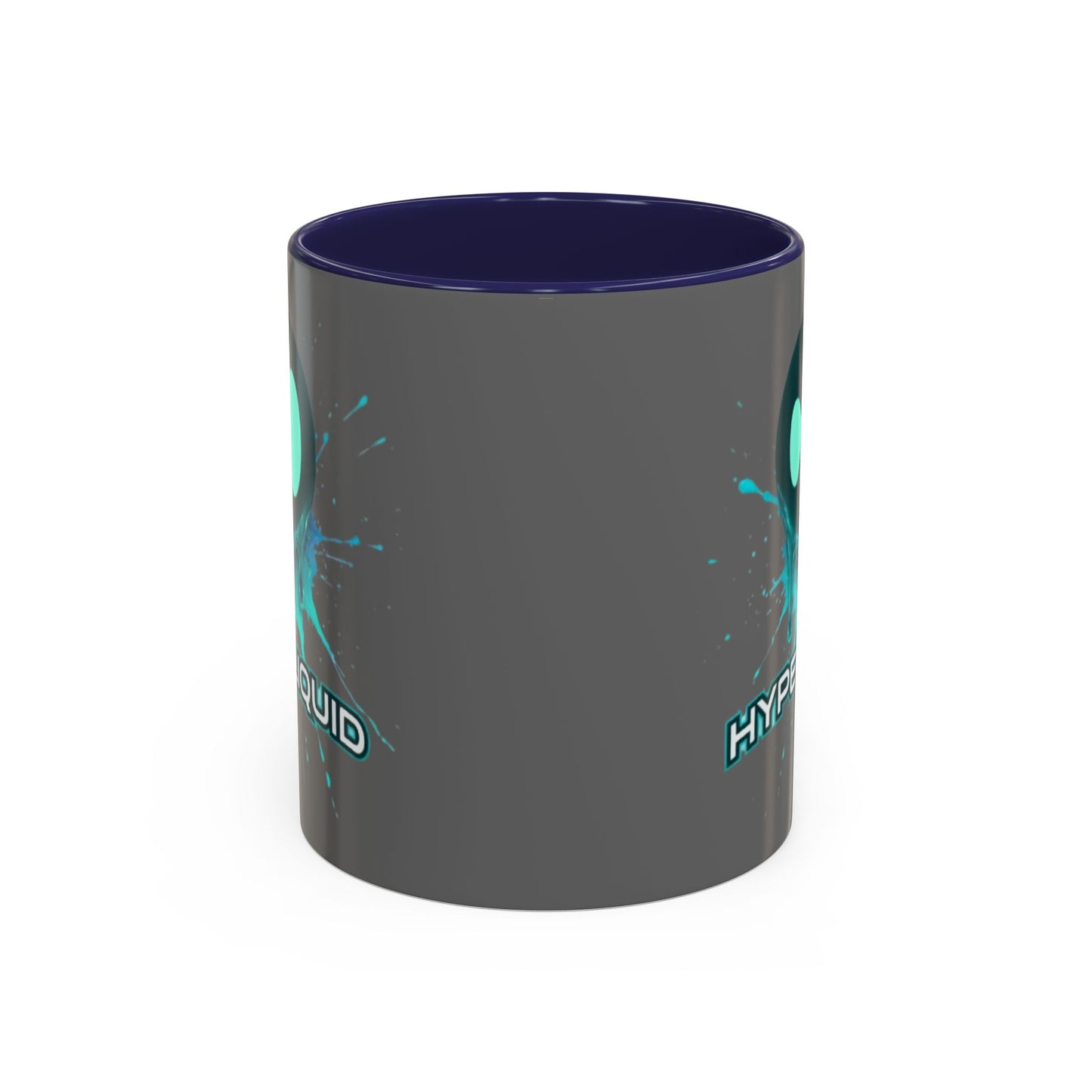 HYPE Drip Grey Accent Mug by cypherpunkgear.com
