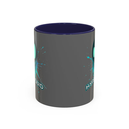 HYPE Drip Grey Accent Mug by cypherpunkgear.com