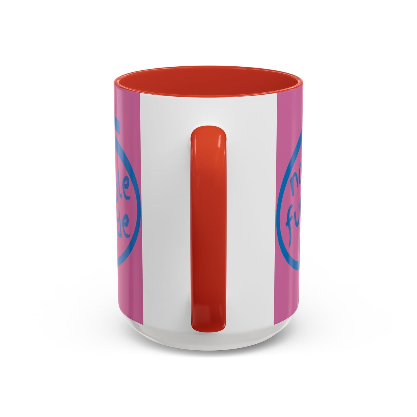 Non-Fungible Inside Pink Accent Mug by cypherpunkgear.com