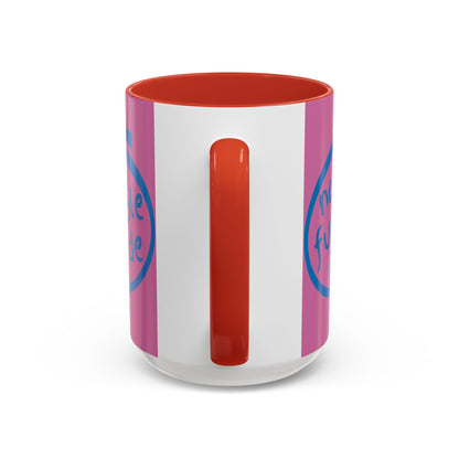 Non-Fungible Inside Pink Accent Mug by cypherpunkgear.com