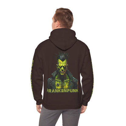 Frankenpunk Hoodie Unisex Hooded Sweatshirt by CreepyCrafts.boo