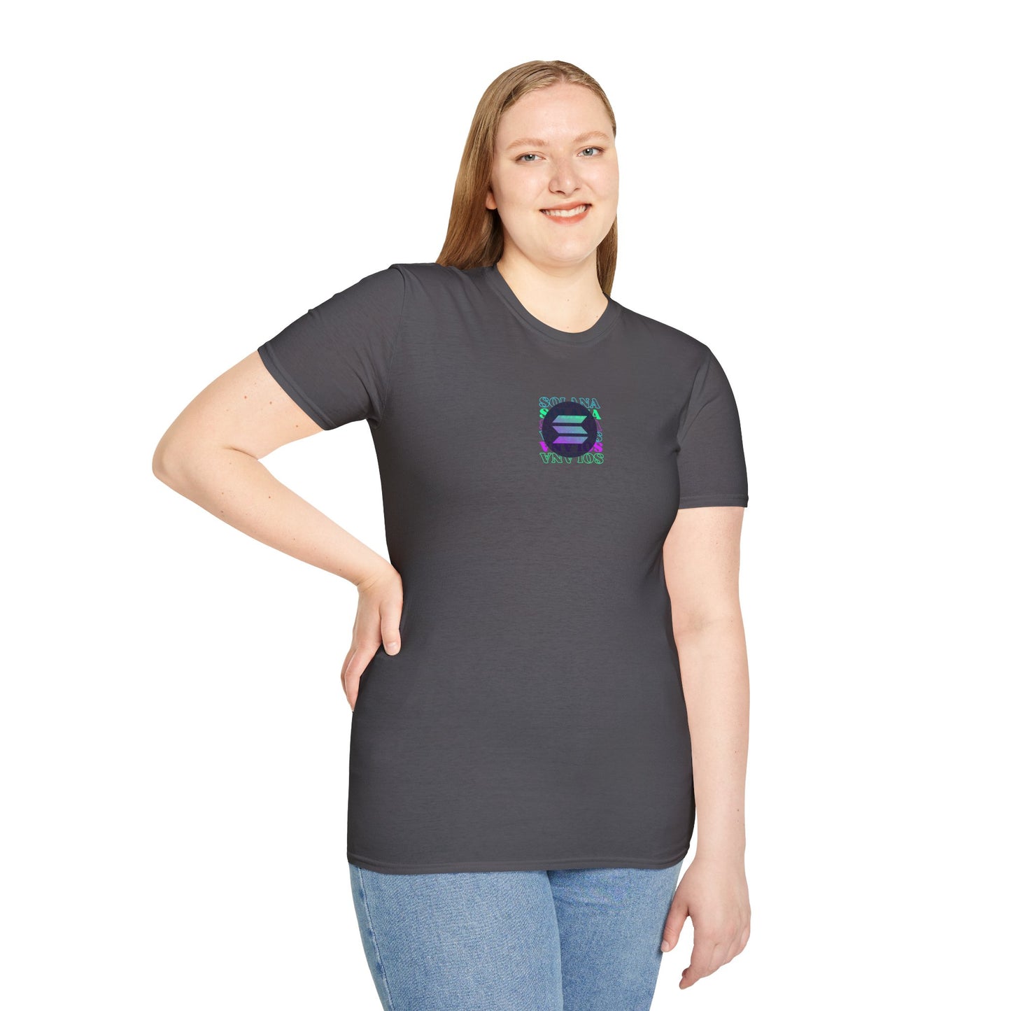 ¡Doble cara, Solana de cypherpunkgear! Camiseta unisex de estilo suave