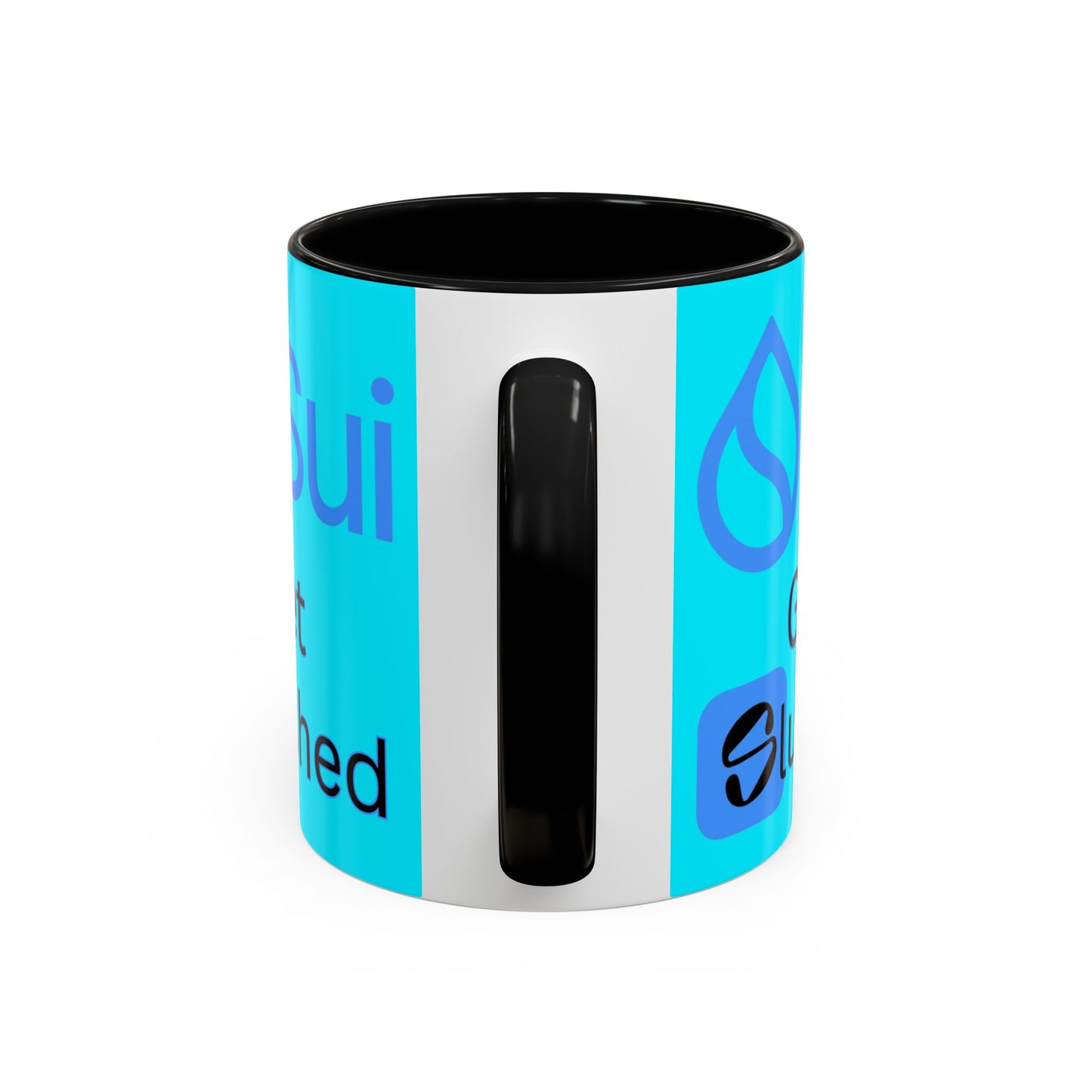 Sui: Get Slushed Light Blue Accent Mug by cypherpunkgear.com