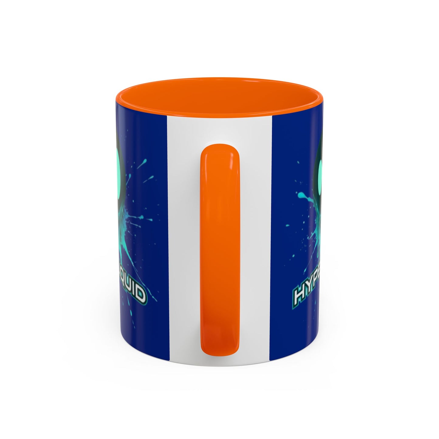 HYPE Drip Blue Accent Mug by cypherpunkgear.com