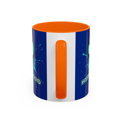 HYPE Drip Blue Accent Mug by cypherpunkgear.com
